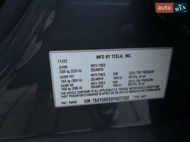 Сірий Тесла Model Y, об'ємом двигуна 0 л та пробігом 65 тис. км за 25500 $, фото 62 на Automoto.ua