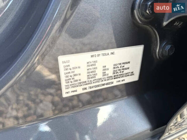Серый Тесла Model Y, объемом двигателя 0 л и пробегом 85 тыс. км за 24500 $, фото 9 на Automoto.ua