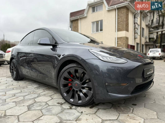 Серый Тесла Model Y, объемом двигателя 0 л и пробегом 53 тыс. км за 28000 $, фото 13 на Automoto.ua