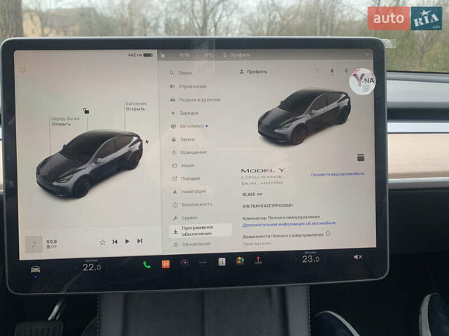 Сірий Тесла Model Y, об'ємом двигуна 0 л та пробігом 10 тис. км за 55000 $, фото 4 на Automoto.ua