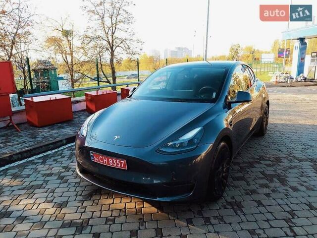 Тесла Model Y 2022 у Києві на Automoto.ua Сірий Тесла Model Y, об'ємом двигуна 0 л та пробігом 95 тис. км за 22700 $, фото 20 на Automoto.ua