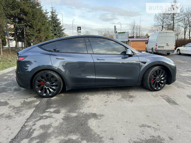 Серый Тесла Model Y, объемом двигателя 0 л и пробегом 22 тыс. км за 44800 $, фото 12 на Automoto.ua