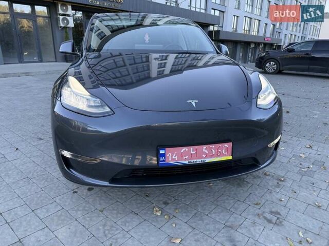 Серый Тесла Model Y, объемом двигателя 0 л и пробегом 38 тыс. км за 24999 $, фото 12 на Automoto.ua