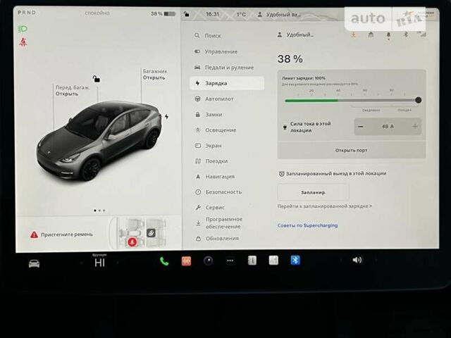 Серый Тесла Model Y, объемом двигателя 0 л и пробегом 19 тыс. км за 29999 $, фото 47 на Automoto.ua