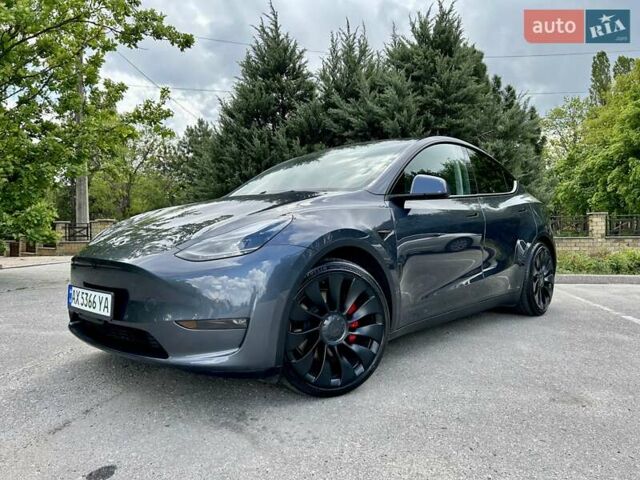 Серый Тесла Model Y, объемом двигателя 0 л и пробегом 56 тыс. км за 28500 $, фото 20 на Automoto.ua
