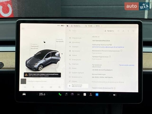Серый Тесла Model Y, объемом двигателя 0 л и пробегом 61 тыс. км за 30999 $, фото 20 на Automoto.ua