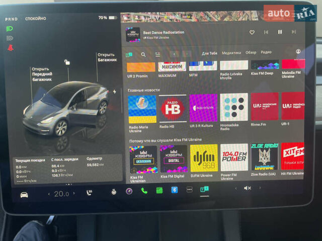 Сірий Тесла Model Y, об'ємом двигуна 0 л та пробігом 59 тис. км за 26900 $, фото 29 на Automoto.ua