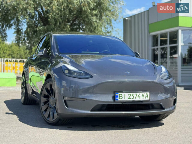 Серый Тесла Model Y, объемом двигателя 0 л и пробегом 5 тыс. км за 27950 $, фото 6 на Automoto.ua