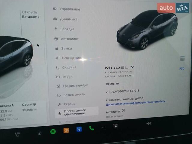 Сірий Тесла Model Y, об'ємом двигуна 0 л та пробігом 79 тис. км за 29500 $, фото 8 на Automoto.ua