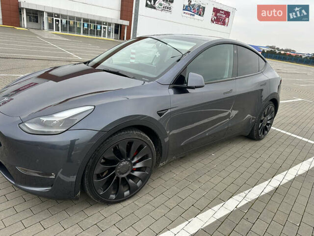 Серый Тесла Model Y, объемом двигателя 0 л и пробегом 58 тыс. км за 28500 $, фото 10 на Automoto.ua