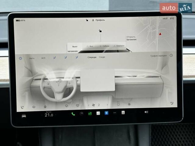 Серый Тесла Model Y, объемом двигателя 0 л и пробегом 34 тыс. км за 31999 $, фото 25 на Automoto.ua