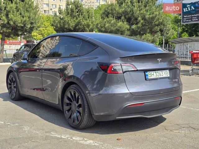 Серый Тесла Model Y, объемом двигателя 0 л и пробегом 34 тыс. км за 27500 $, фото 15 на Automoto.ua
