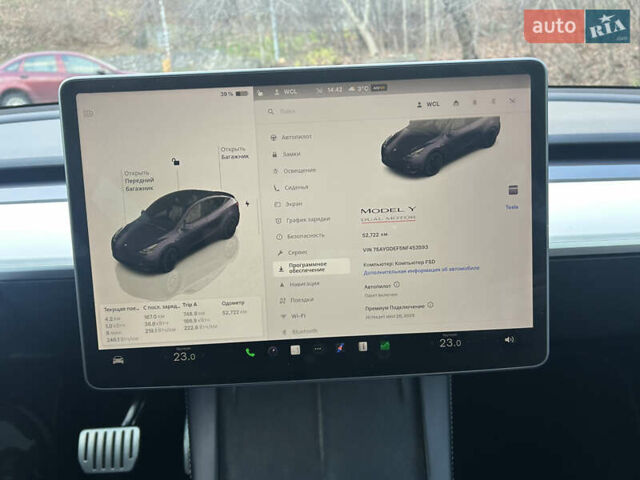 Серый Тесла Model Y, объемом двигателя 0 л и пробегом 53 тыс. км за 31500 $, фото 19 на Automoto.ua