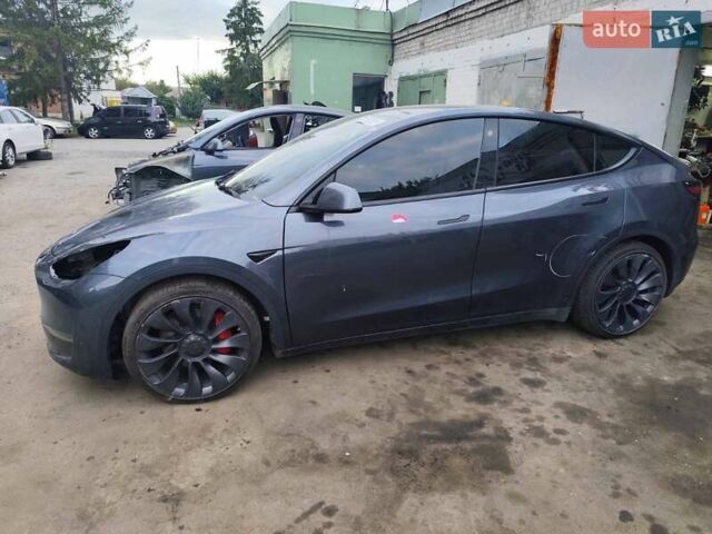 Тесла Model Y 2022 в Харькове на Automoto.ua Серый Тесла Model Y, объемом двигателя 0 л и пробегом 45 тыс. км за 28300 $, фото 25 на Automoto.ua