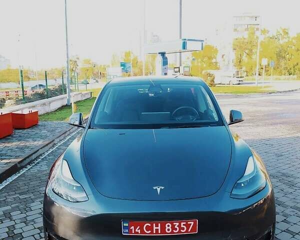 Тесла Model Y 2022 у Києві на Automoto.ua Сірий Тесла Model Y, об'ємом двигуна 0 л та пробігом 95 тис. км за 22700 $, фото 14 на Automoto.ua