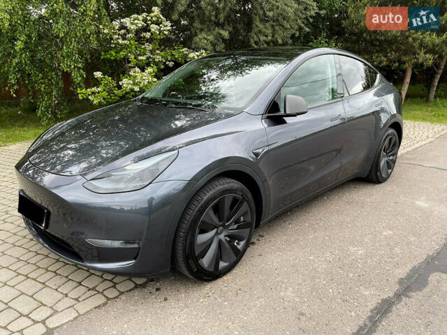 Серый Тесла Model Y, объемом двигателя 0 л и пробегом 19 тыс. км за 33700 $, фото 15 на Automoto.ua