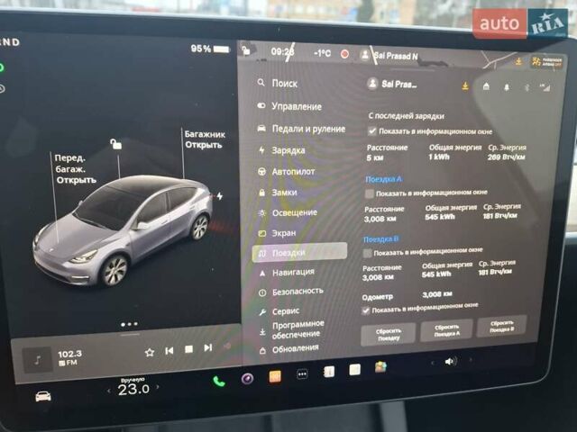 Серый Тесла Model Y, объемом двигателя 0 л и пробегом 15 тыс. км за 39500 $, фото 20 на Automoto.ua