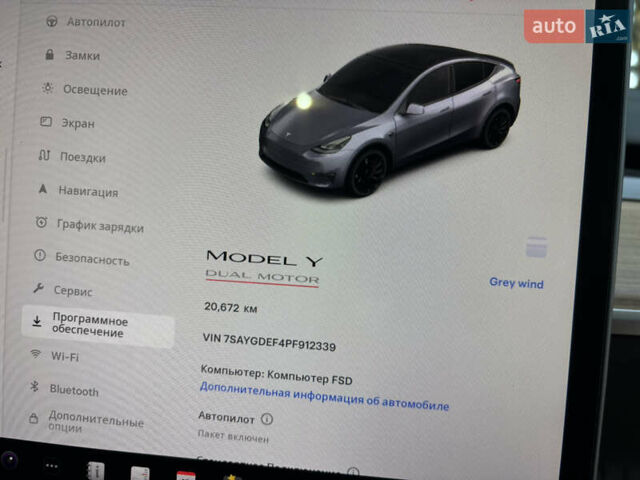 Серый Тесла Model Y, объемом двигателя 0 л и пробегом 20 тыс. км за 27500 $, фото 9 на Automoto.ua
