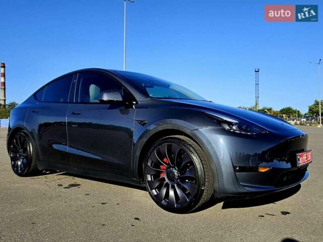 Серый Тесла Model Y, объемом двигателя 0 л и пробегом 29 тыс. км за 27900 $, фото 17 на Automoto.ua