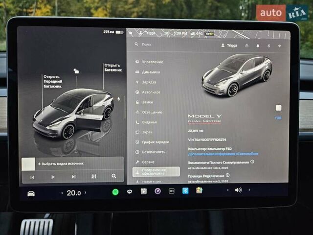 Серый Тесла Model Y, объемом двигателя 0 л и пробегом 32 тыс. км за 29500 $, фото 13 на Automoto.ua
