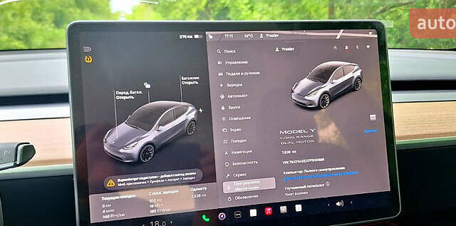 Сірий Тесла Model Y, об'ємом двигуна 0 л та пробігом 20 тис. км за 28700 $, фото 12 на Automoto.ua