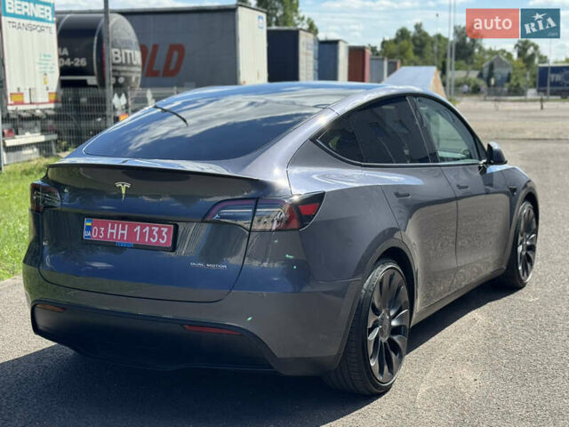 Серый Тесла Model Y, объемом двигателя 0 л и пробегом 36 тыс. км за 29900 $, фото 7 на Automoto.ua