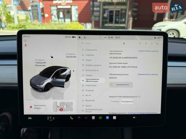 Серый Тесла Model Y, объемом двигателя 0 л и пробегом 20 тыс. км за 42900 $, фото 31 на Automoto.ua