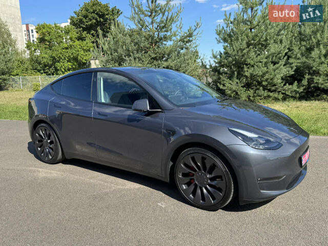 Серый Тесла Model Y, объемом двигателя 0 л и пробегом 36 тыс. км за 29900 $, фото 17 на Automoto.ua
