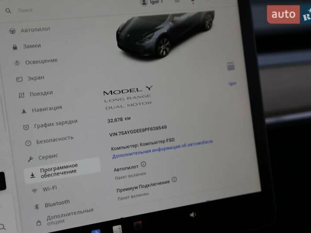 Серый Тесла Model Y, объемом двигателя 0 л и пробегом 50 тыс. км за 33900 $, фото 16 на Automoto.ua