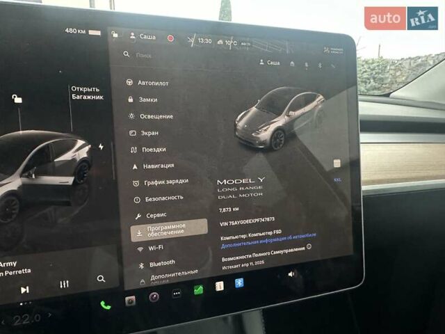 Серый Тесла Model Y, объемом двигателя 0 л и пробегом 7 тыс. км за 29950 $, фото 29 на Automoto.ua