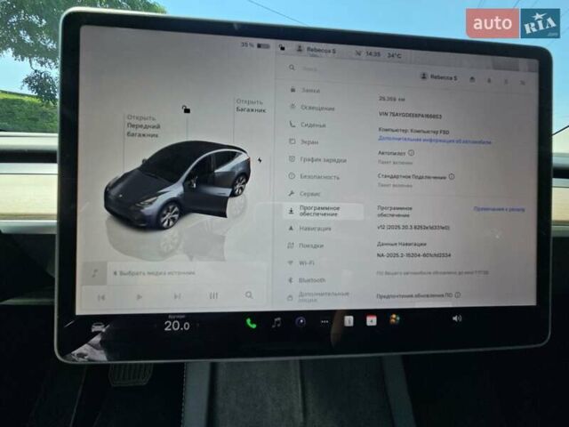 Сірий Тесла Model Y, об'ємом двигуна 0 л та пробігом 29 тис. км за 29900 $, фото 11 на Automoto.ua