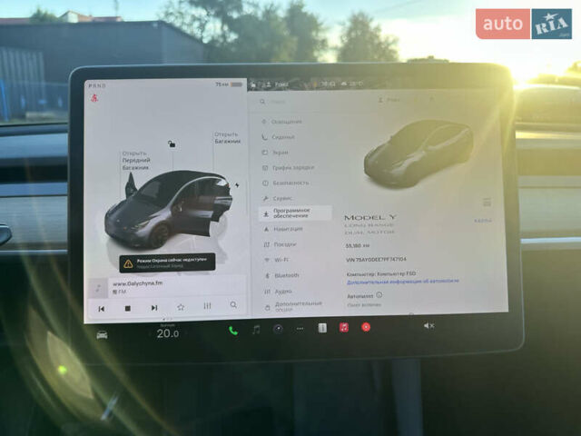 Серый Тесла Model Y, объемом двигателя 0 л и пробегом 55 тыс. км за 30800 $, фото 13 на Automoto.ua