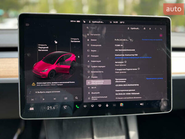 Серый Тесла Model Y, объемом двигателя 0 л и пробегом 16 тыс. км за 28999 $, фото 20 на Automoto.ua