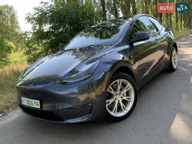 Серый Тесла Model Y, объемом двигателя 0 л и пробегом 47 тыс. км за 28028 $, фото 1 на Automoto.ua