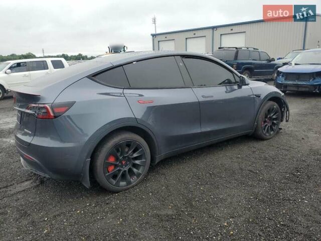 Серый Тесла Model Y, объемом двигателя 0 л и пробегом 24 тыс. км за 21500 $, фото 2 на Automoto.ua