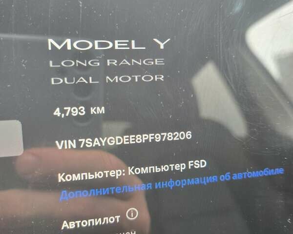 Сірий Тесла Model Y, об'ємом двигуна 0 л та пробігом 4 тис. км за 28700 $, фото 8 на Automoto.ua