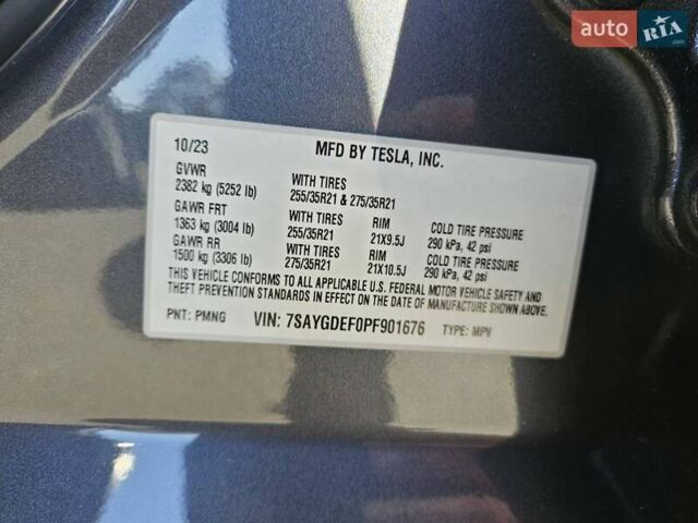 Серый Тесла Model Y, объемом двигателя 0 л и пробегом 29 тыс. км за 27900 $, фото 35 на Automoto.ua