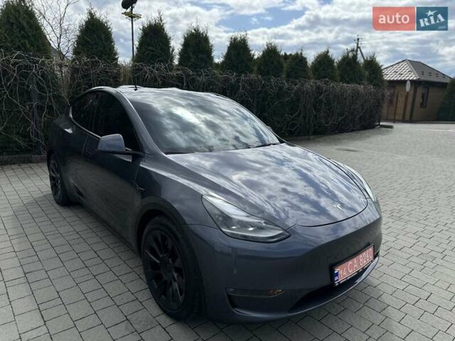 Серый Тесла Model Y, объемом двигателя 0 л и пробегом 9 тыс. км за 28950 $, фото 13 на Automoto.ua