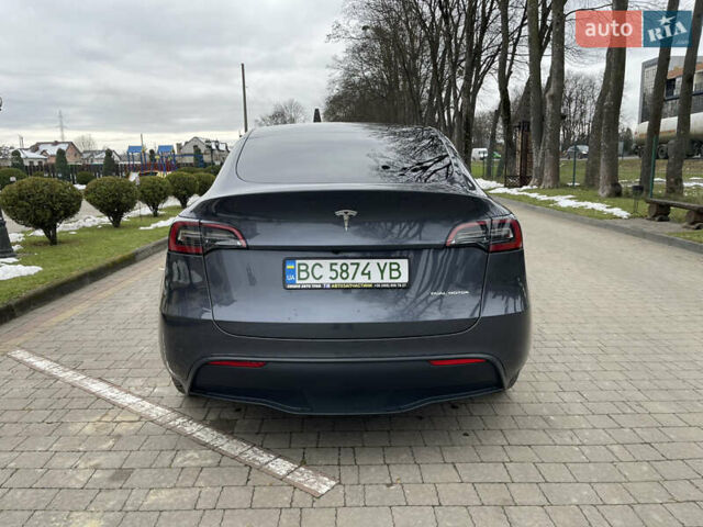 Серый Тесла Model Y, объемом двигателя 0 л и пробегом 35 тыс. км за 29200 $, фото 4 на Automoto.ua