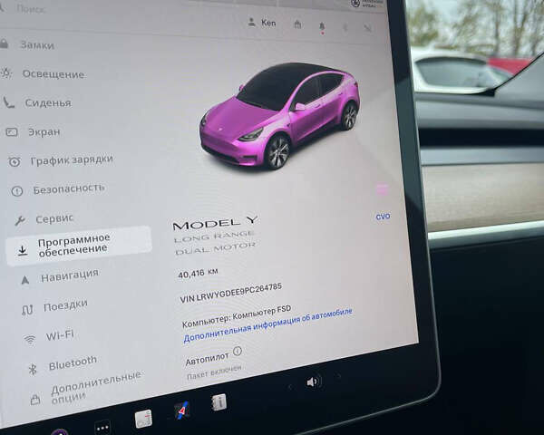 Серый Тесла Model Y, объемом двигателя 0 л и пробегом 41 тыс. км за 27300 $, фото 32 на Automoto.ua