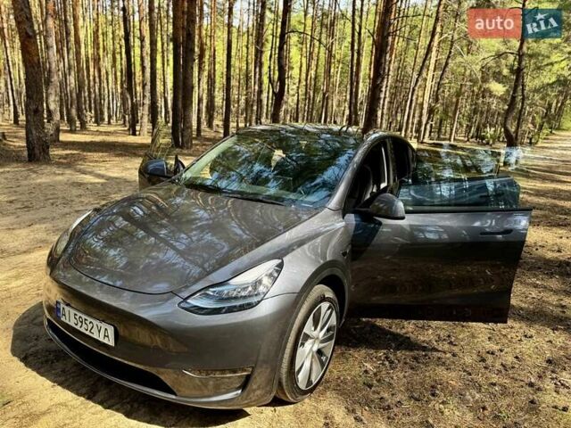 Серый Тесла Model Y, объемом двигателя 0 л и пробегом 15 тыс. км за 27100 $, фото 13 на Automoto.ua