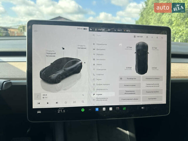 Сірий Тесла Model Y, об'ємом двигуна 0 л та пробігом 32 тис. км за 24700 $, фото 27 на Automoto.ua