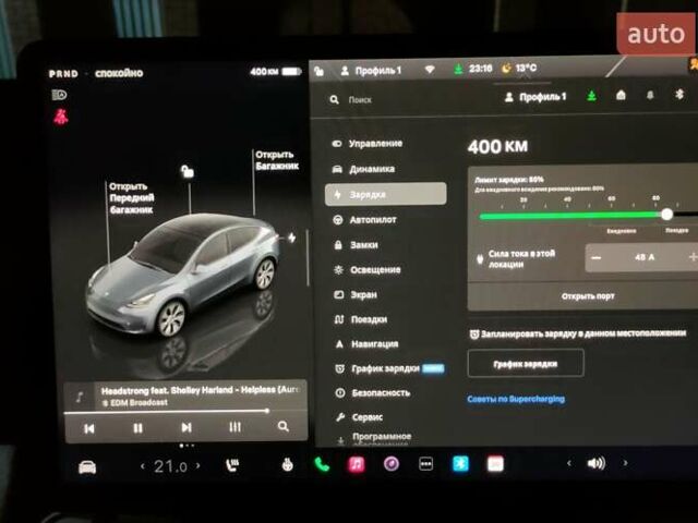 Серый Тесла Model Y, объемом двигателя 0 л и пробегом 30 тыс. км за 32350 $, фото 76 на Automoto.ua
