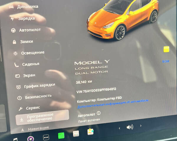 Серый Тесла Model Y, объемом двигателя 0 л и пробегом 38 тыс. км за 26900 $, фото 22 на Automoto.ua