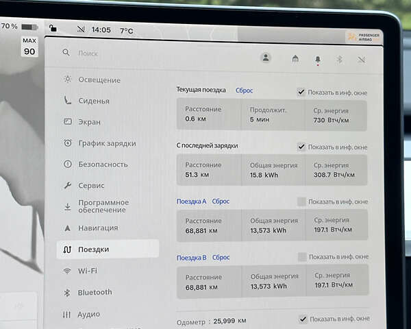 Сірий Тесла Model Y, об'ємом двигуна 0 л та пробігом 26 тис. км за 25999 $, фото 27 на Automoto.ua