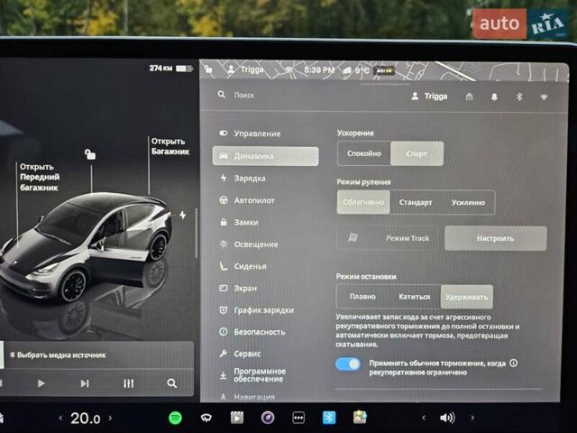 Серый Тесла Model Y, объемом двигателя 0 л и пробегом 32 тыс. км за 29500 $, фото 17 на Automoto.ua