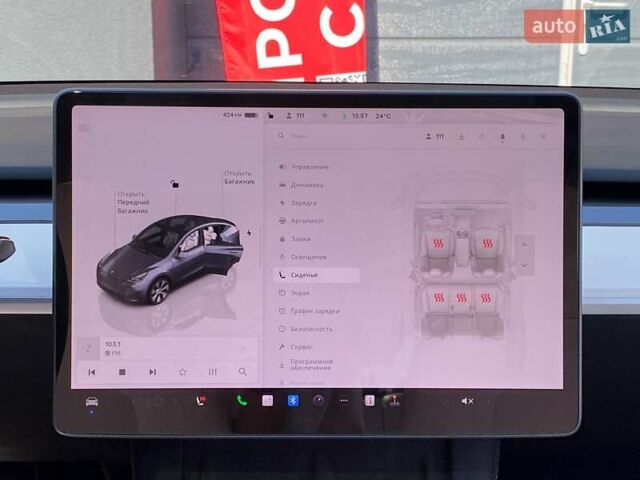 Серый Тесла Model Y, объемом двигателя 0 л и пробегом 32 тыс. км за 31999 $, фото 18 на Automoto.ua