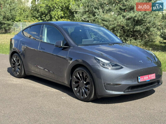 Серый Тесла Model Y, объемом двигателя 0 л и пробегом 36 тыс. км за 29900 $, фото 31 на Automoto.ua