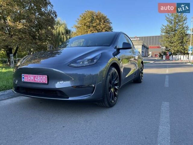 Тесла Model Y 2023 у Луцьку на Automoto.ua Сірий Тесла Model Y, об'ємом двигуна 0 л та пробігом 40 тис. км за 27900 $, фото 45 на Automoto.ua