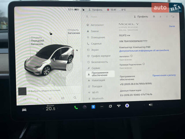 Серый Тесла Model Y, объемом двигателя 0 л и пробегом 56 тыс. км за 28001 $, фото 5 на Automoto.ua